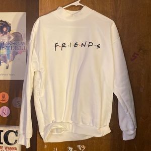 White FRIENDS crewneck